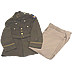 USAAF Officer's Chocolate Tunic and 'Pinks' - Click for the bigger picture